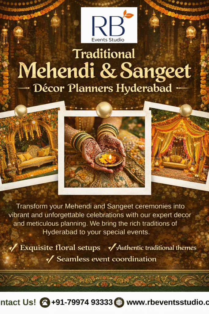 Traditional Mehendi and Sangeet