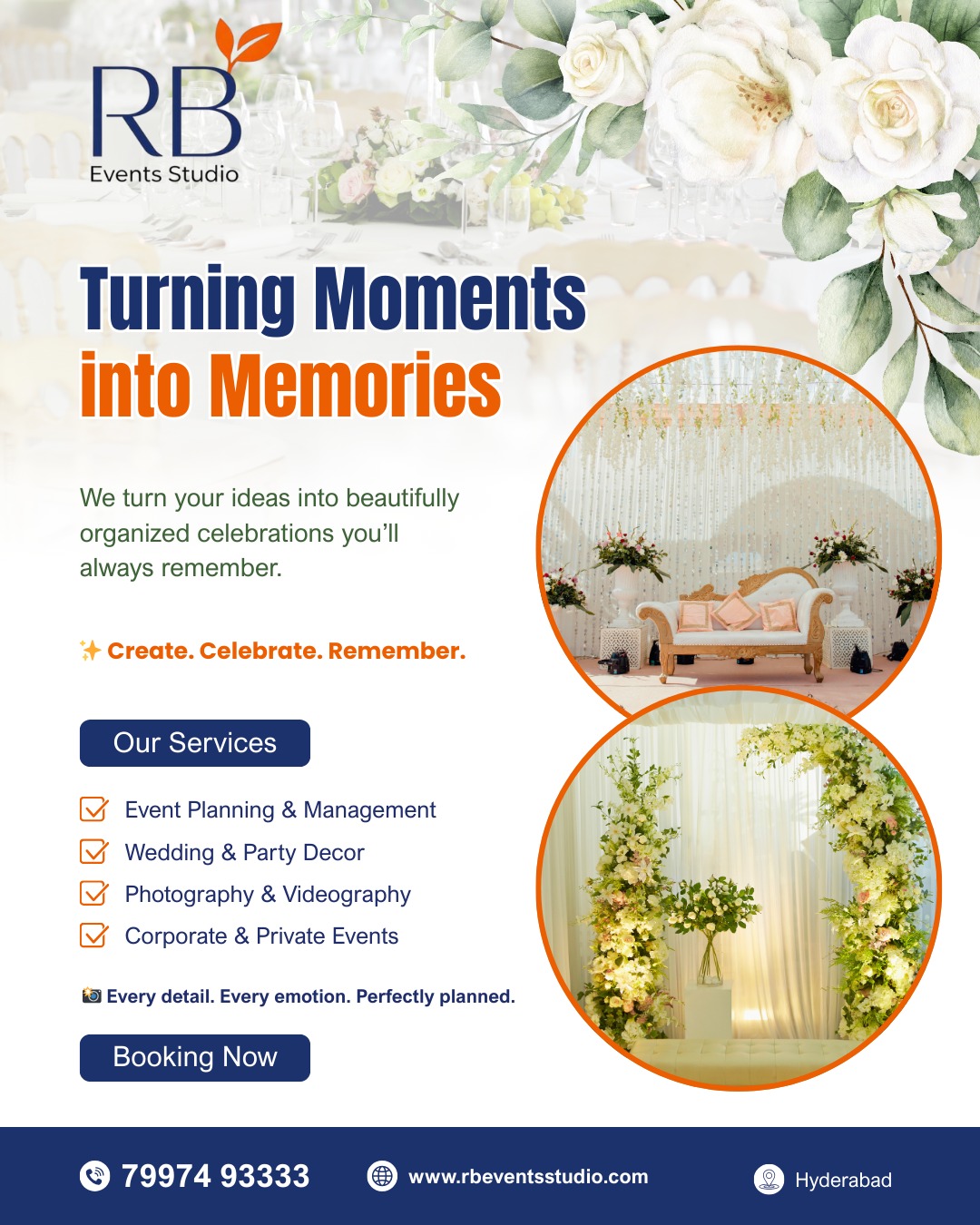 Customized Party Decoration Services in Hyderabad | RB Events